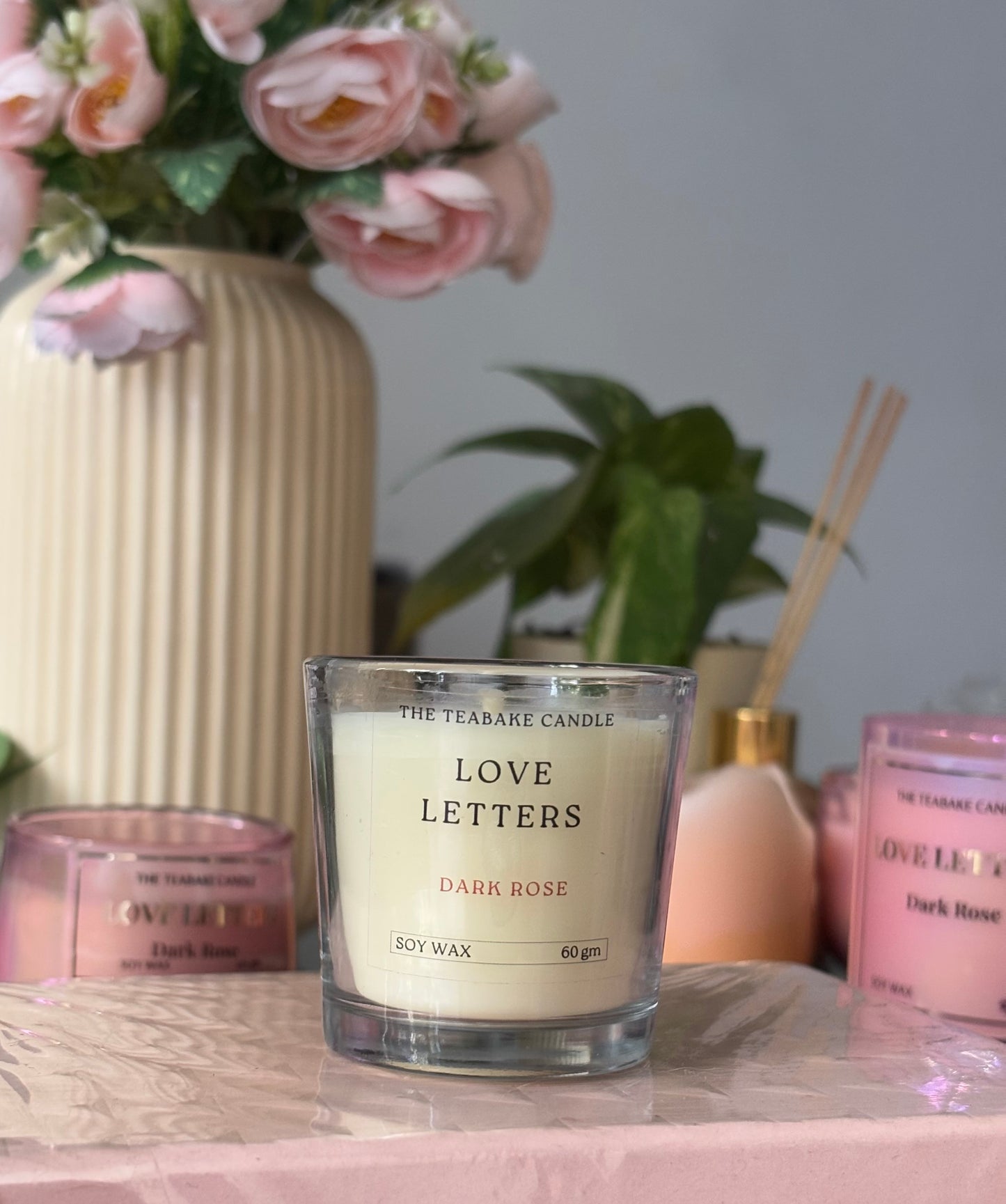 Love Letters Candle Jar