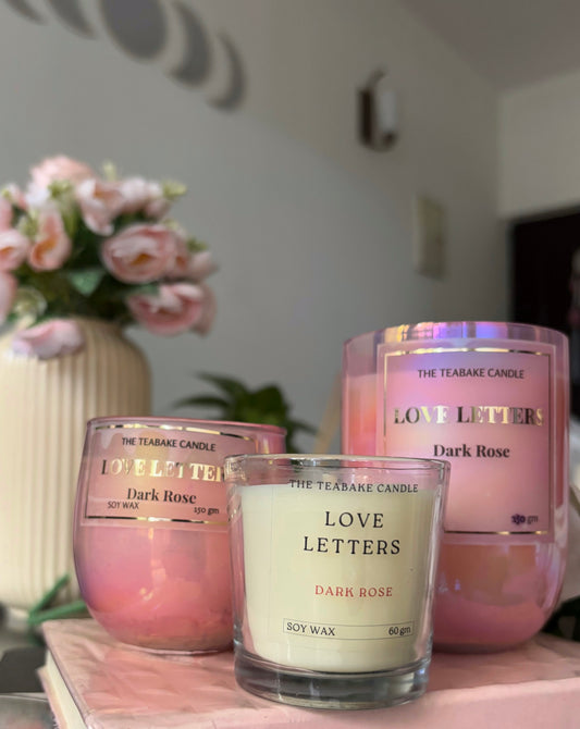 Love Letters Candle Jar