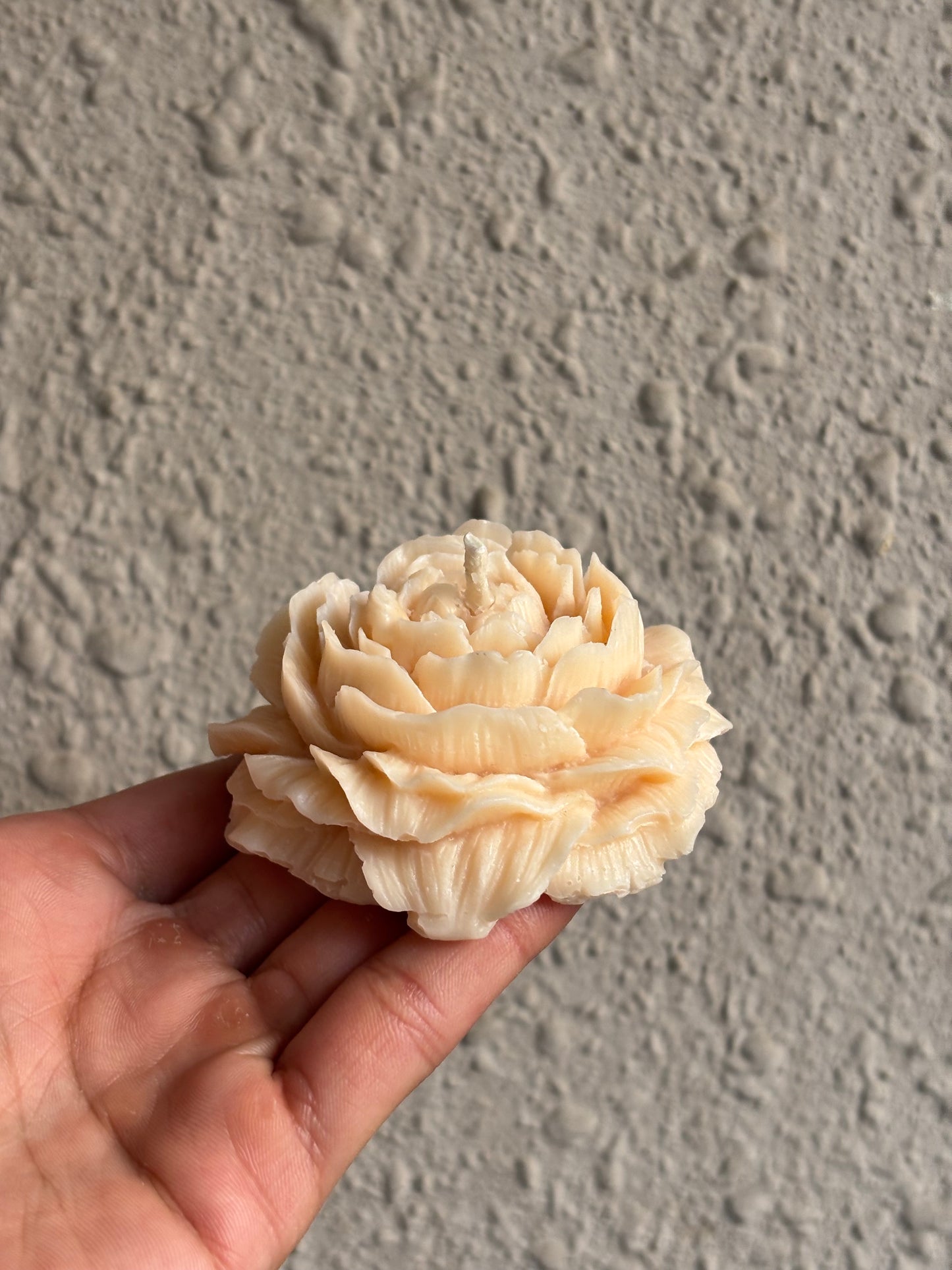 Peony Flower Candle